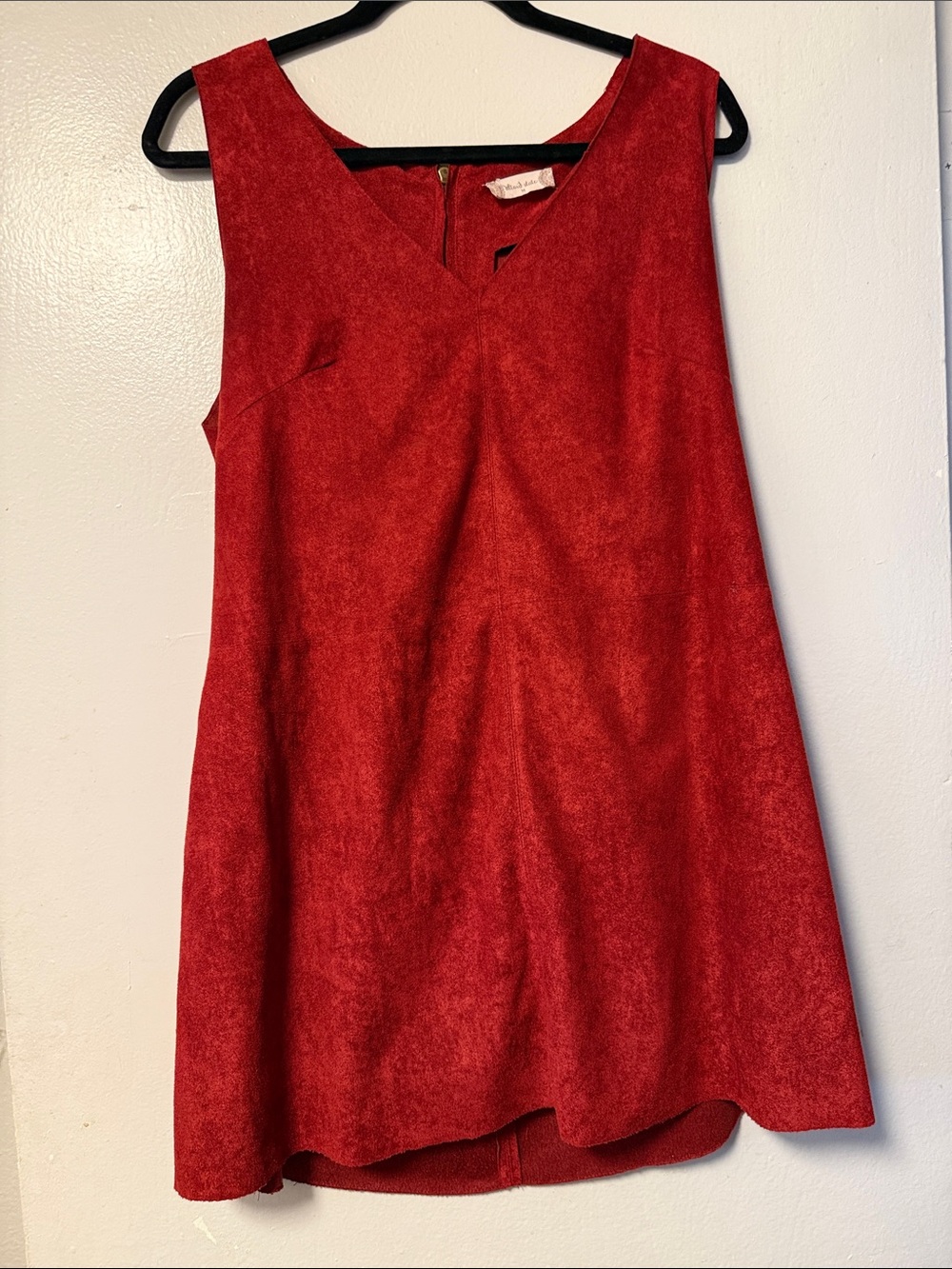 Altar'd State Red Sleeveless Mini Dress